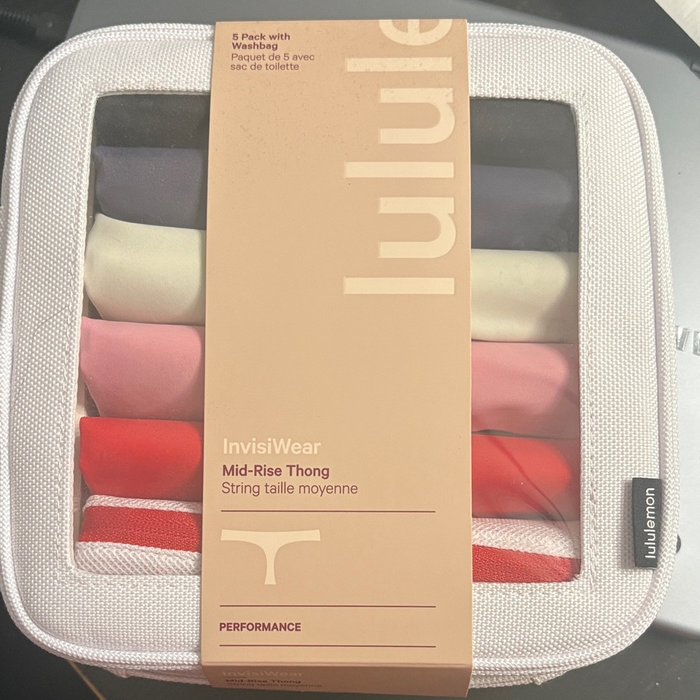 lululemon athletica InvisiWear Mid-Rise Thong Pack - Multicolor